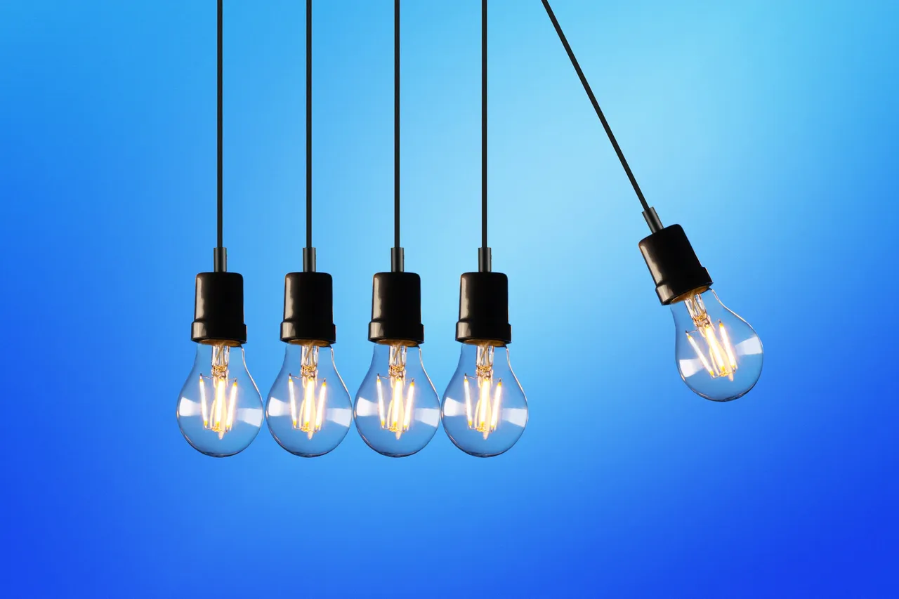 LED light bulbs energy saving